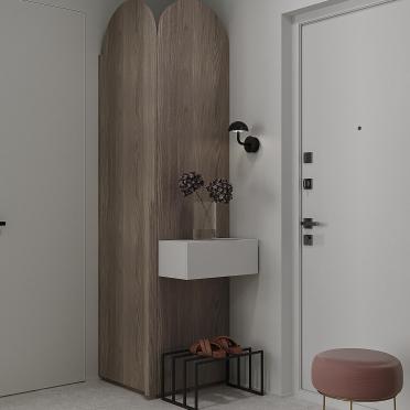 Интерьер прихожей с проходной  смотреть на Basicdecor