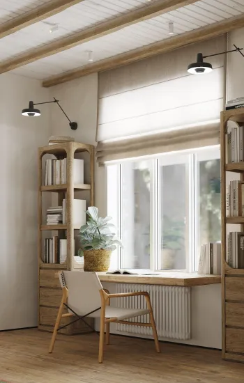 Интерьер детской с жалюзи  смотреть на Basicdecor