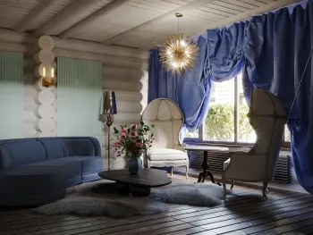 Интерьер гостиной  смотреть на Basicdecor