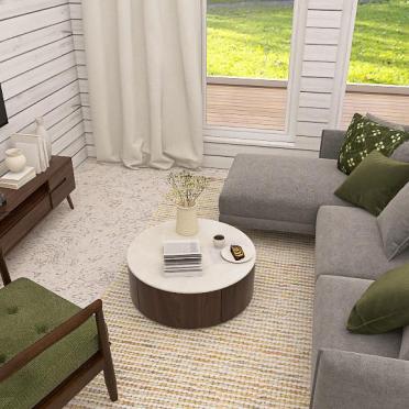 Интерьер гостиной  смотреть на Basicdecor