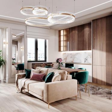 Интерьер гостиной  смотреть на Basicdecor