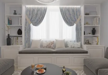 Интерьер гостиной в неоклассике и провансе смотреть на Basicdecor