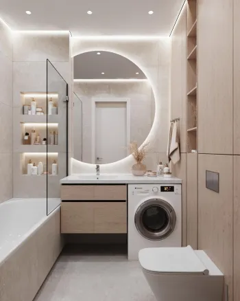 Интерьер ванной  смотреть на Basicdecor