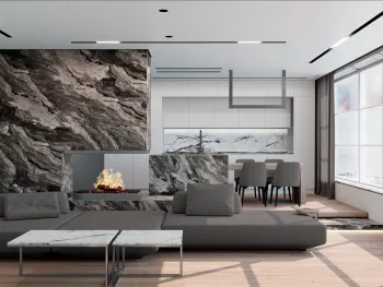 Интерьер гостиной  смотреть на Basicdecor