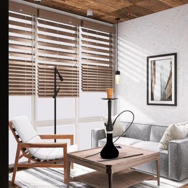 Интерьер балкона с жалюзи  смотреть на Basicdecor