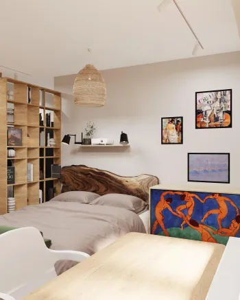 Интерьер спальни  смотреть на Basicdecor