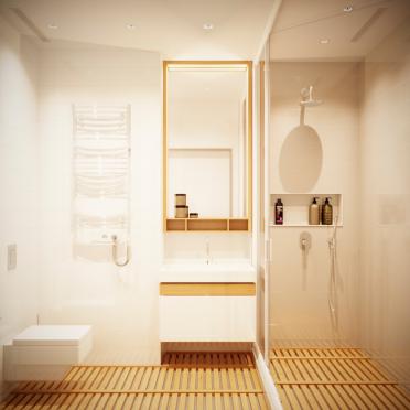 Интерьер ванной в современном стиле смотреть на Basicdecor