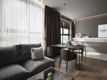Интерьер гостиной в современном стиле смотреть на Basicdecor
