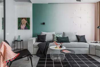 Интерьер гостиной в современном стиле смотреть на Basicdecor