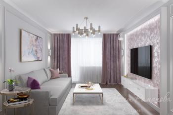 Интерьер гостиной в неоклассике и в современном стиле смотреть на Basicdecor