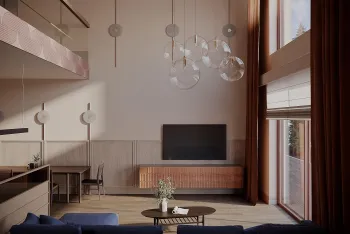 Интерьер гостиной  смотреть на Basicdecor