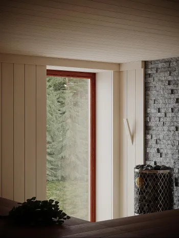 Интерьер коридора с дверными жалюзи  смотреть на Basicdecor