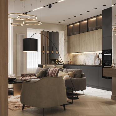 Интерьер гостиной  смотреть на Basicdecor