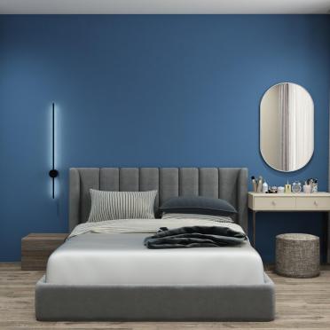 Интерьер спальни cветильниками над кроватью  смотреть на Basicdecor
