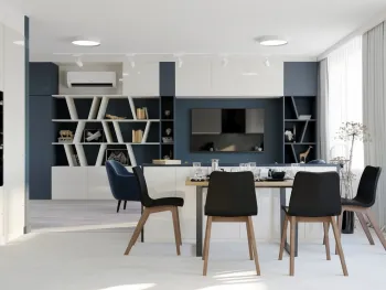 Интерьер гостиной в современном стиле смотреть на Basicdecor