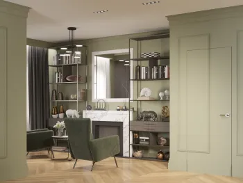 Интерьер гостиной в современном стиле смотреть на Basicdecor