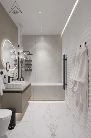 Интерьер ванной  смотреть на Basicdecor