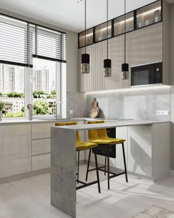 Интерьер кухни  смотреть на Basicdecor