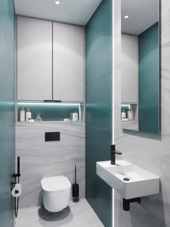 Интерьер ванной  смотреть на Basicdecor