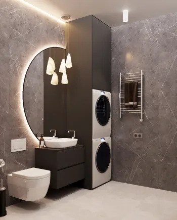 Интерьер ванной  смотреть на Basicdecor