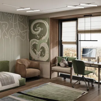 Интерьер с жалюзи  смотреть на Basicdecor