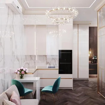 Интерьер гостиной c подсветкой в современном стиле смотреть на Basicdecor