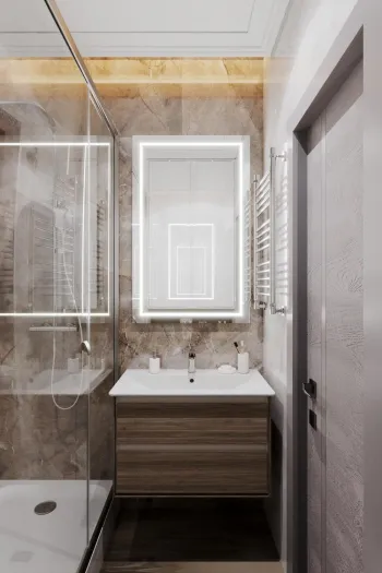 Интерьер ванной  смотреть на Basicdecor
