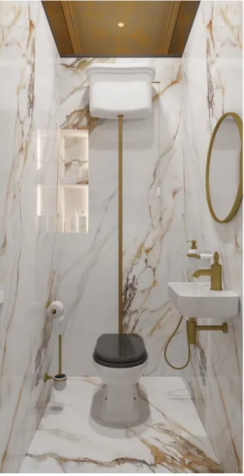 Интерьер ванной  смотреть на Basicdecor