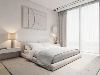 Интерьер спальни cветильниками над кроватью  смотреть на Basicdecor