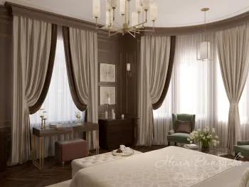 Интерьер спальни в неоклассике смотреть на Basicdecor