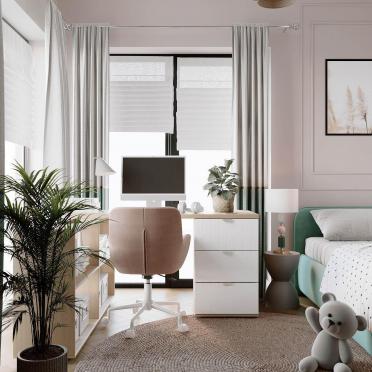Интерьер детской с жалюзи  смотреть на Basicdecor