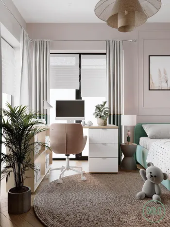 Интерьер детской с жалюзи  смотреть на Basicdecor
