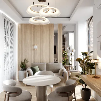 Интерьер гостиной в современном стиле смотреть на Basicdecor