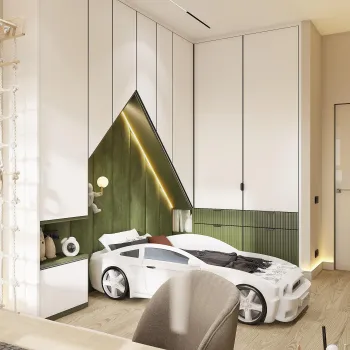 Интерьер детской c подсветкой  смотреть на Basicdecor