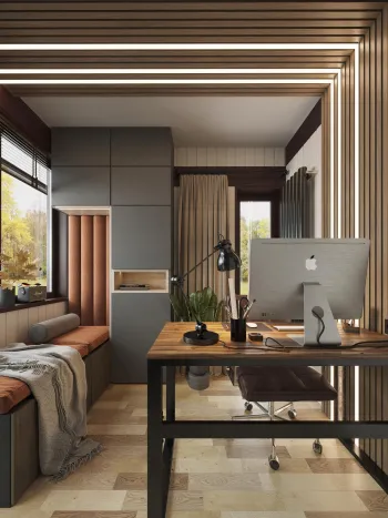 Интерьер спальни  смотреть на Basicdecor