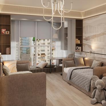 Интерьер гостиной  смотреть на Basicdecor