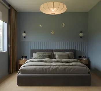 Интерьер спальни  смотреть на Basicdecor