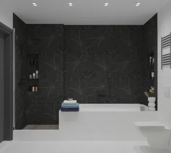 Интерьер ванной  смотреть на Basicdecor