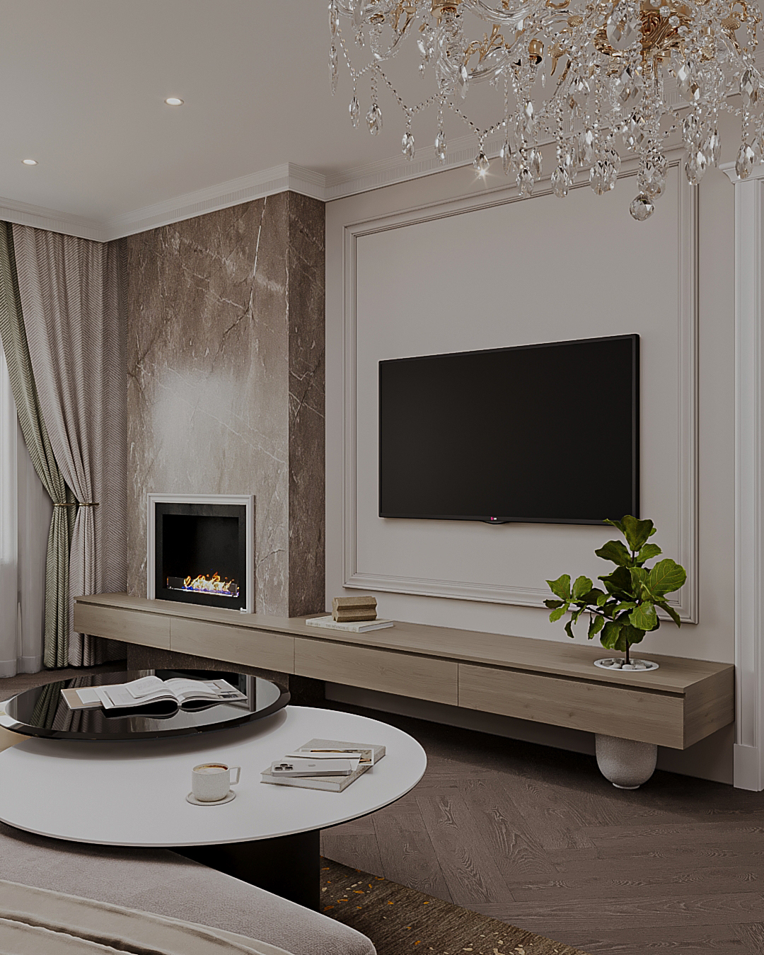 Интерьер гостиной  смотреть на Basicdecor