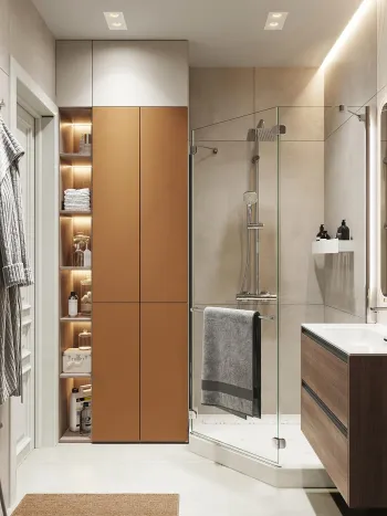 Интерьер ванной  смотреть на Basicdecor