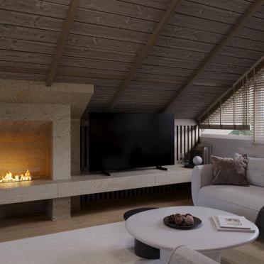 Интерьер гостиной  смотреть на Basicdecor