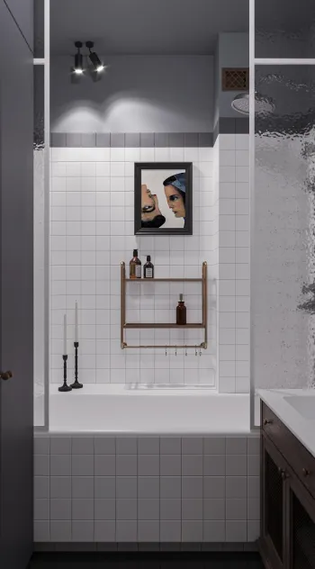 Интерьер ванной  смотреть на Basicdecor