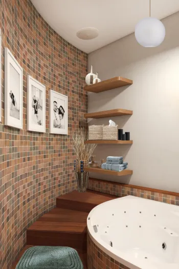Интерьер ванной  смотреть на Basicdecor