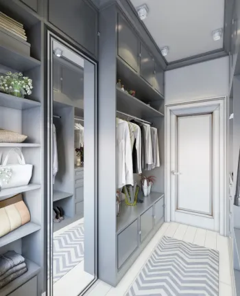 Интерьер гардеробной в неоклассике смотреть на Basicdecor