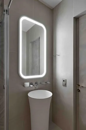 Интерьер ванной в стиле фьюжн смотреть на Basicdecor