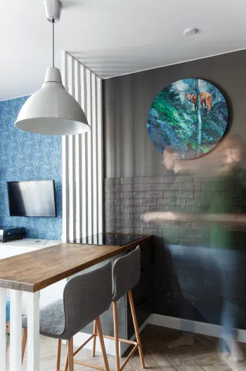 Интерьер столовой в стиле фьюжн смотреть на Basicdecor