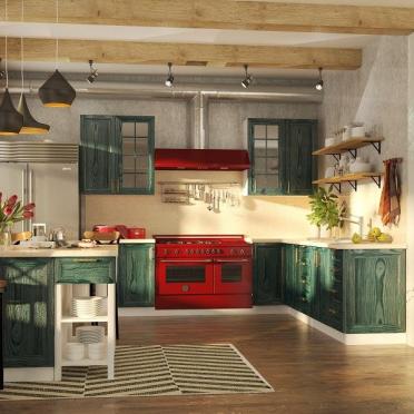 Интерьер кухни в стиле кантри смотреть на Basicdecor