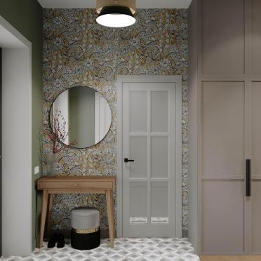 Интерьер прихожей с проходной  смотреть на Basicdecor