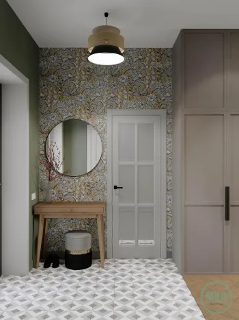 Интерьер прихожей с проходной  смотреть на Basicdecor