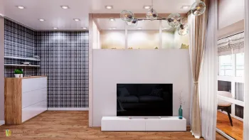 Интерьер гостиной  смотреть на Basicdecor